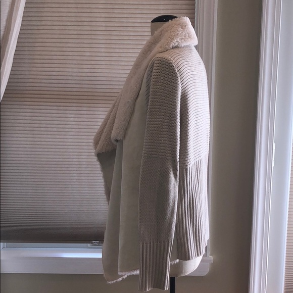 Nwot Dolce Cabo Faux Suede Shearling Jacket - Picture 2 of 5